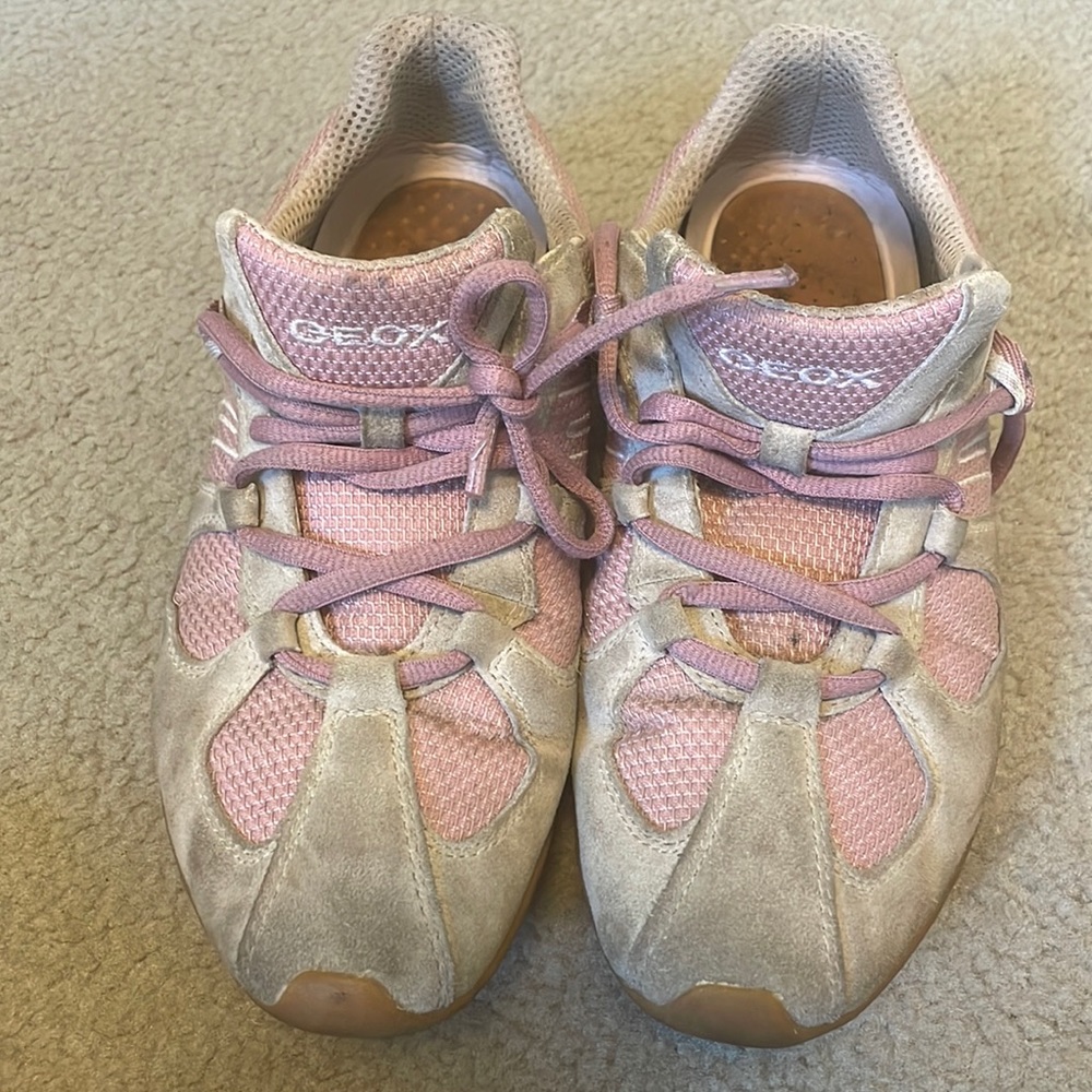 Pastel Pink Geox Sneakers
